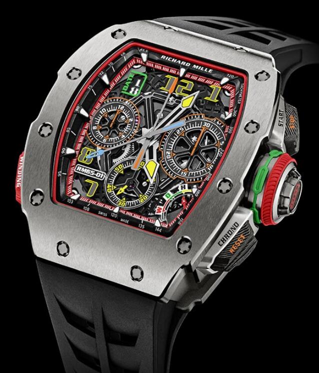 Replica Richard Mille RM 65-01 Automatic Split-Seconds Chronograph TITANIUM Watch